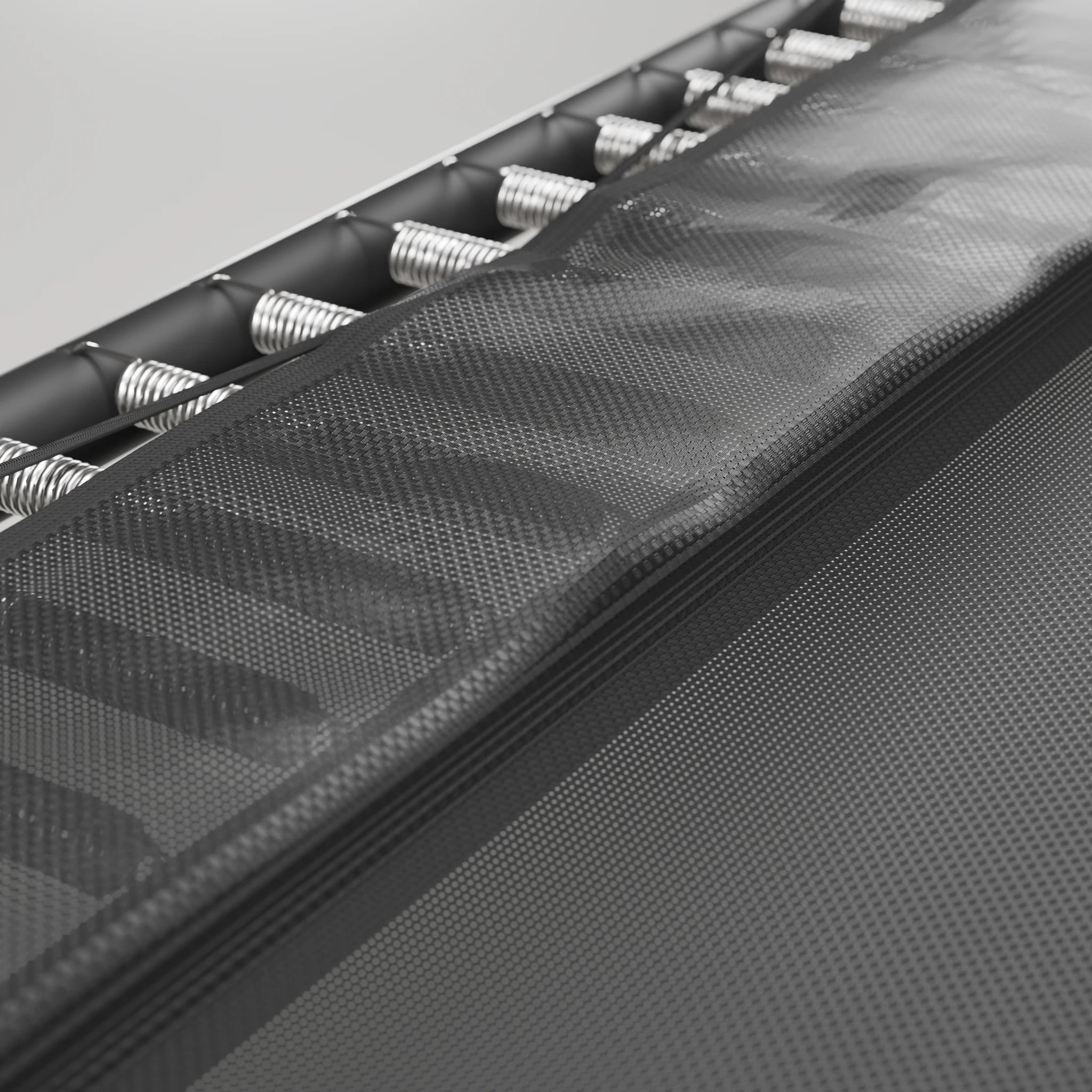 Yksityiskohta Acon 16HD -trampoliinin Dual-layer SafeMatista.
