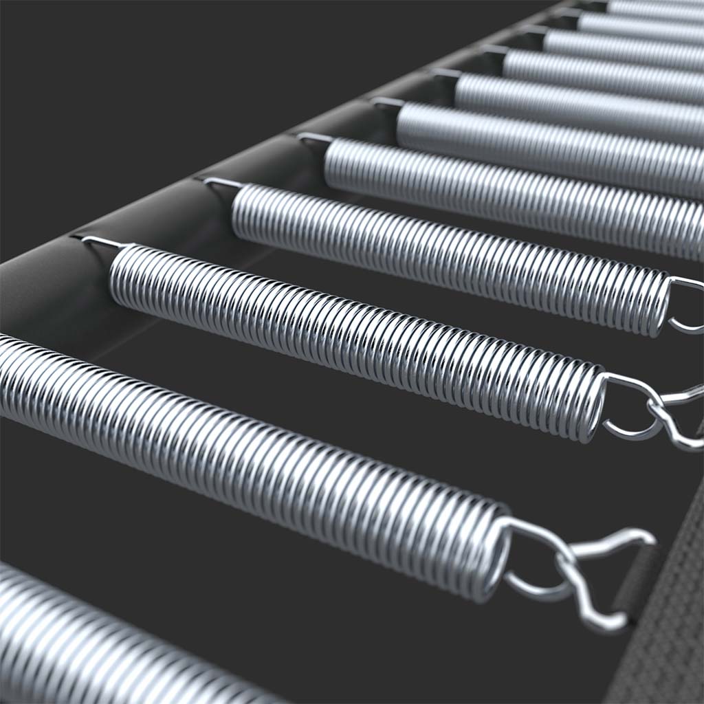 Acon 16 HD -trampoliinin jouset.