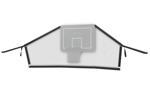 ACON Air koripalloteline taustaverkolla pyöreille trampoliineille (2)