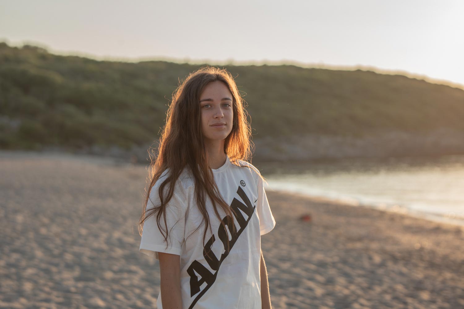 Acon on the beach