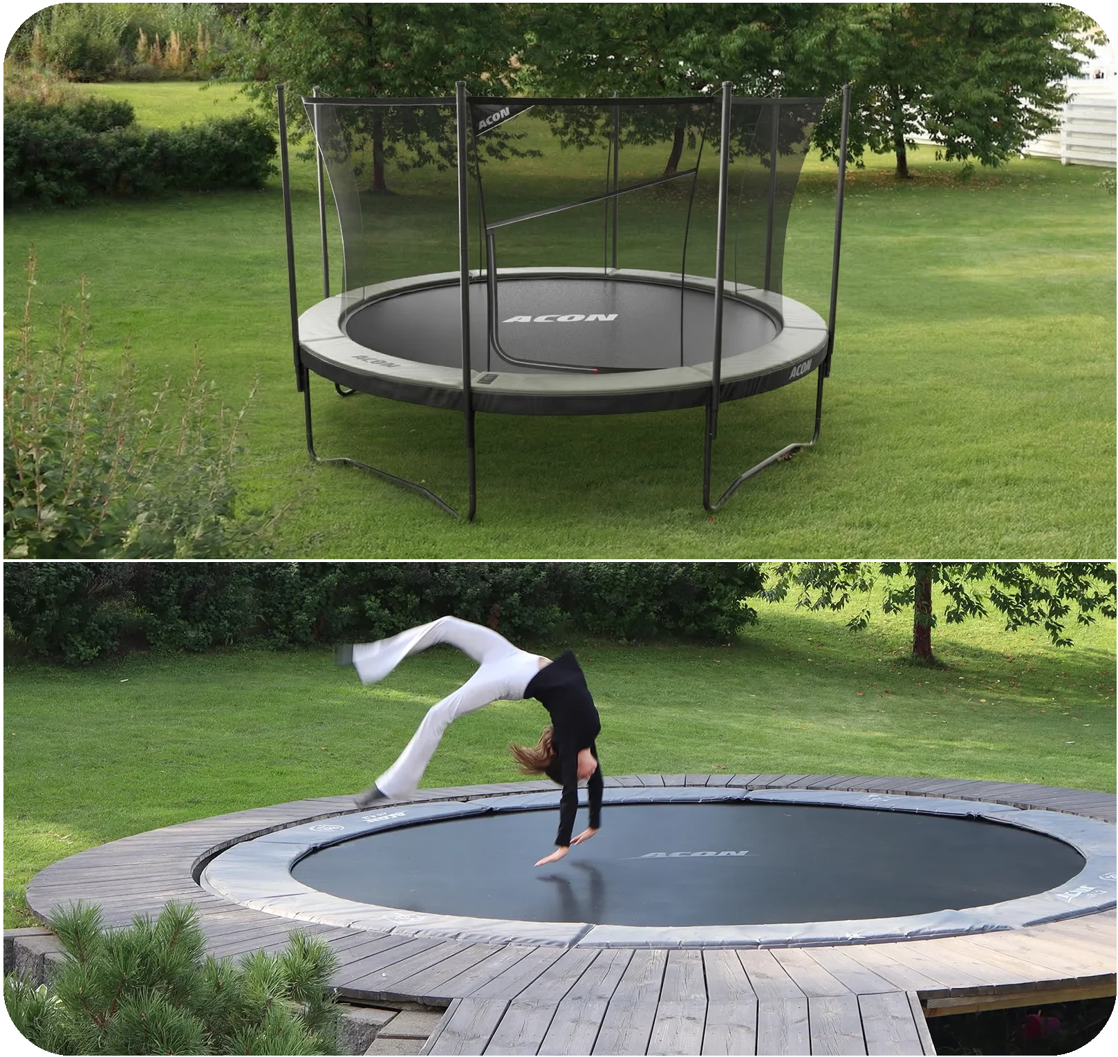 Pinnalla tai upotettuna