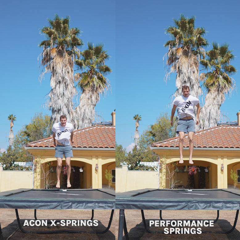 Performance jousisetti ACON Air suorakulmaiseen trampoliiniin (8)