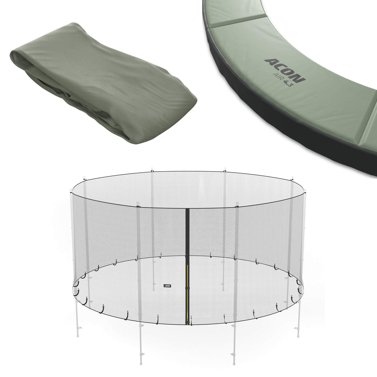 Turvapäivityspaketti Acon Air Standard pyöreille trampoliineille