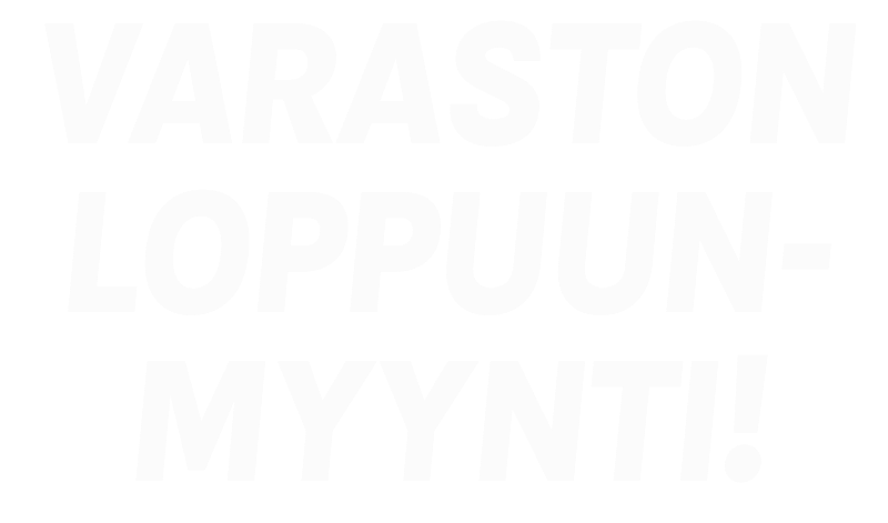 Varaston loppuunmyynti!