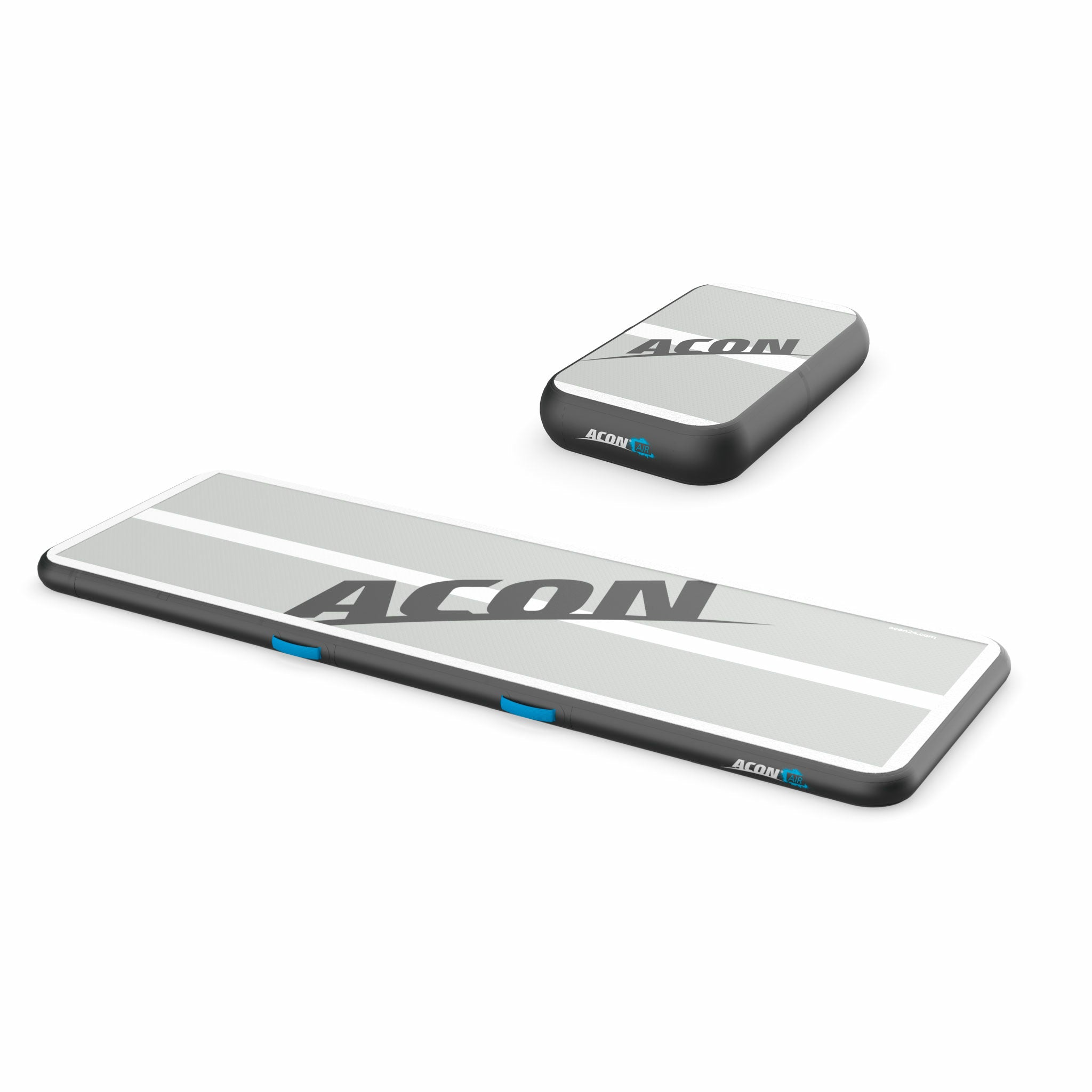 ACON AirTrack 3,0m ja ACON AirBlock valkoisella taustalla - acon-fi.
