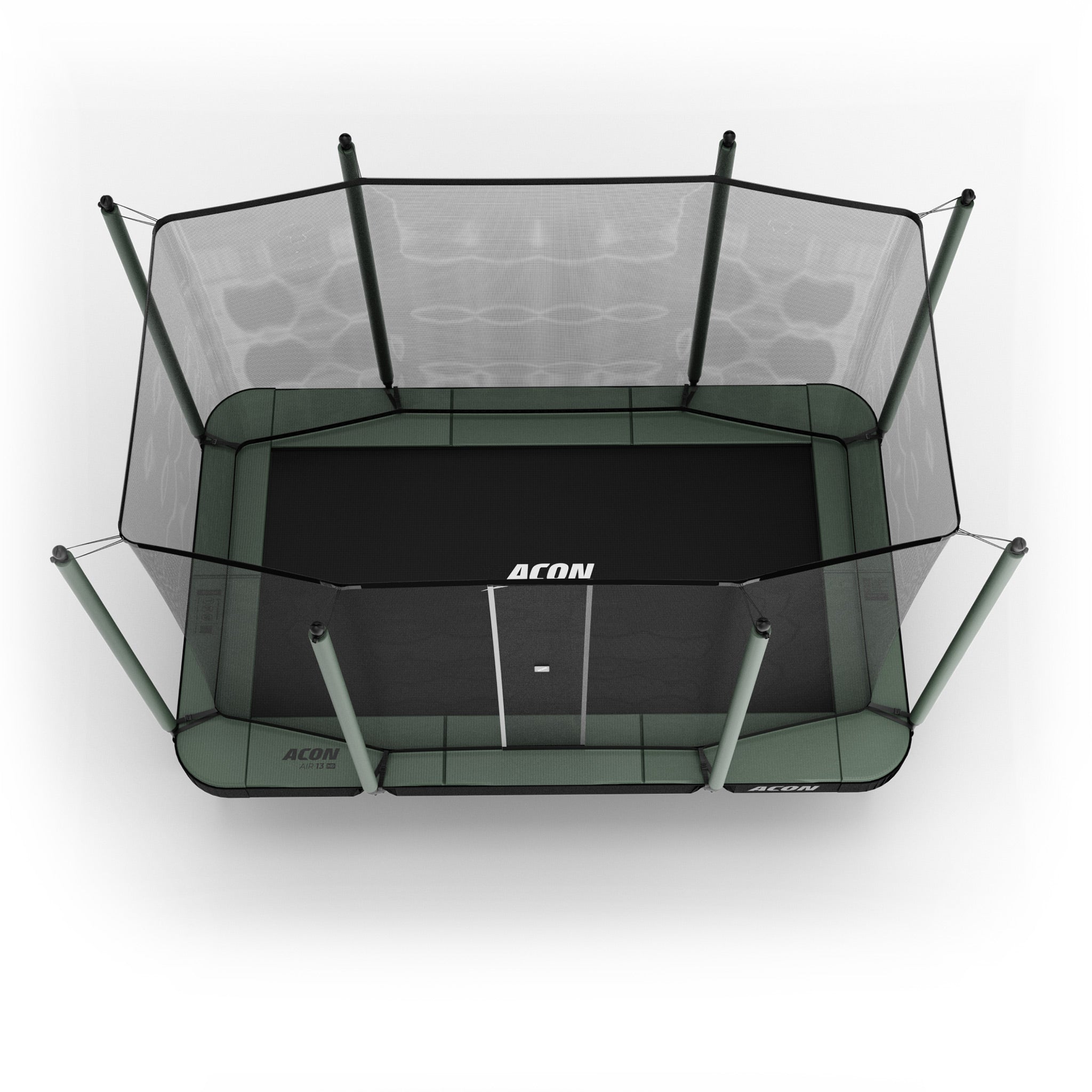ACON 13 Sport HD -trampoliini ylhäältä katsottuna.