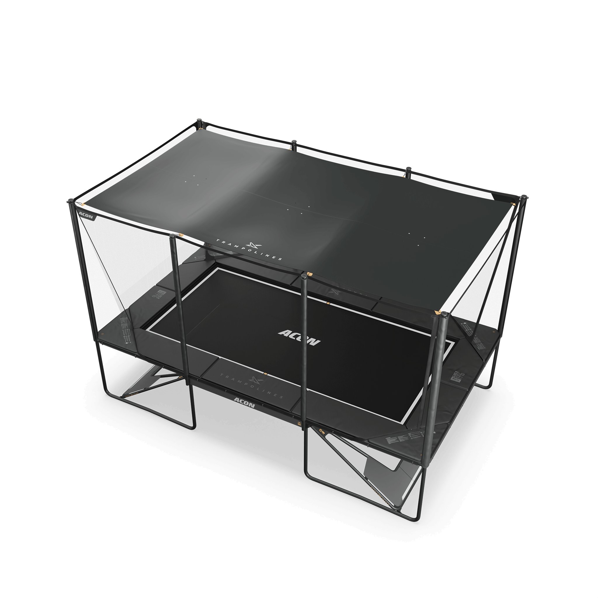 ACON X 17 aurinkosuoja suorakulmaiselle trampoliinille (2)